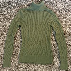 Jeanne Pierre Green Knit Sweater
